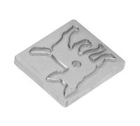 Kadimendium Matrice de Découpe en Forme de Chien en Acier allié de qualité Supérieure, Coupes Cohérentes pour L'artisanat du Cuir 1,9 X 1,8 Pouces