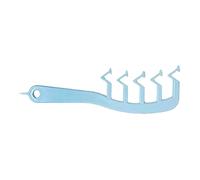 Kadimendium Peigne à Cheveux Portable en Forme de Z, Outil de Coiffure | Construction en plastique durable, Parfait pour la maison ou le bureau, Fonctionne pour les cheveux mouillés et secs