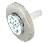 Kadimendium Pierre à Aiguiser 5,6 Cm, Meule en Acier Inoxydable, Grain 180 pour Couteau, Kit D'accessoires pour Outils (Grain 600)