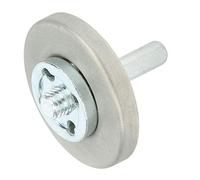 Kadimendium Pierre à Aiguiser 5,6 Cm, Meule en Acier Inoxydable, Grain 180 pour Couteau, Kit D'accessoires pour Outils (800 mailles)