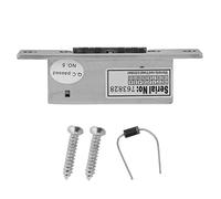 Kadimendium Serrure de Porte à Gâche électrique, Type étroit Réglable, Verrouillage électronique, Contrôle D'accès, Double Mode de Déverrouillage