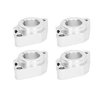 Kadimendium Support de Guidage de Rail en Alliage D'aluminium à Haute Résistance au Frottement pour équipement Précis, Sablage, Oxydation Ordinaire, Support de Guidage de Rail 4 Pièces, adapté aux