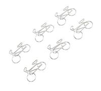 Kadimendium Trombones Colorés, Trombones Décoratifs en Forme de Cycle | Paquet de 100 pièces, matériau en acier inoxydable, adapté à une utilisation au bureau, ajoute du plaisir aux études