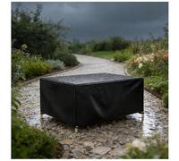 KADING Housse Salon de Jardin Exterieur 202x72x110cm/LxWxH Tissu Oxford Imperméable Housse de Table Exterieur Housses pour Mobilier de Jardin Bâche de Protection pour Table Chaise et Canapé