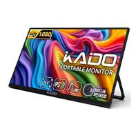 Kado Écran portable Full HD de 15,6", deuxième écran IPS 1920 x 1080 HDMI, USB de type C, extension d'écran d'ordinateur portable, béquille à 180°, support mural/bras pour PC, Mac, téléphone, Dex