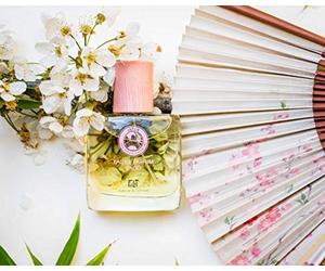 Kado - Japon - FiiLiT Parfum du Voyage - Eau de Parfum Florale Hespéridée Mixte - Yuzu, Fleur de Cerisier, Thé Blanc - Rechargeable, 95% Naturel, Vegan, Fabriqué en France - Édition scellée 50 ml