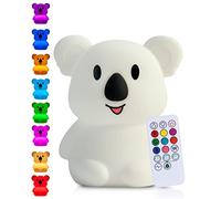 Kadoing® Veilleuse Koala (Grande) - Lampe Chevet - Rechargeable - Tactile | Télécommande · Lampe bébé LED · Veilleuse enfant · Chambre bébé · Éclairage nuit · Cadeau naissance · Dimmable · Lampe enfant