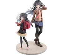 KADOKAWA Rascal Does Not Dream of a Knapsack Kid - Statuette Mai Sakurajima High School Graduation Ver. & Knapsack Kid 19 cm