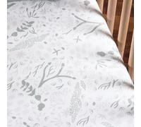 Drap housse en coton bio Yukari Tilleul (60 x 120 cm)