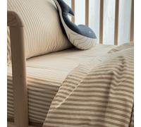 Kadolis - Drap Housse Bébé 60x120 cm Percale de Coton Bio - Rayé