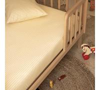 Kadolis - Drap Housse Bébé 60x120 cm Percale de Coton Bio - Rayé | Pour matelas lit bébé - Extensible - Doux et Respirant - Motif Rayures - 100% Coton Bio Certifié GOTS