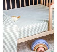 Kadolis - Drap Housse Bébé 70x140 cm Percale de Coton Bio - Rayé