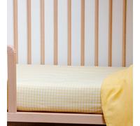 Kadolis - Drap Housse bébé - Motif Vichy - Percale de Coton Bio - Doux et Confortable - Certifié Oeko-TEX et GOTS