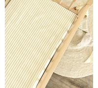 Kadolis - Drap Housse pour Berceau - Percale de Coton Bio Rayé - Doux et Confortable - Certifié Oeko-TEX et GOTS