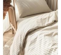 Kadolis - Housse de Couette Bébé 100x140 cm Percale de Coton Bio - Rayé