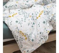 Kadolis - Housse de Couette Bébé 75x120 cm Coton Bio - Yukari Douceur | Pour matelas lit bébé - Forme Rabat - Doux et Respirant - Motif Floral - 100% Coton Bio Certifié GOTS