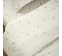 Kadolis - Housse de Couette Enfant 140x150 cm Coton Bio - L’Envolée | 100% Coton Bio GOTS - Douceur - Forme Rabat - Motif Oiseaux - linge de lit fabriqué au Portugal