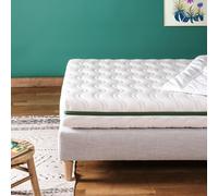 Kadolis - Matelas Enfant 80x160x17 cm Aloe R - Matelas Mousse et Latex - 2 Faces de Couchage - Housse Amovible et Lavable - Certifié OekoTex - Fabriqué en Espagne