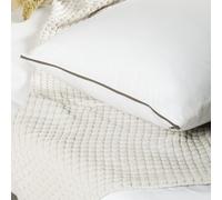 Kadolis - Oreiller Adulte Maui Enveloppe Coton Bio 50x70 cm - Confort Medium pour Dormeurs sur Le Dos et Le Côté - Housse Amovible Lavable - Certifié OEKOTEX