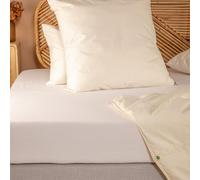 Kadolis - Oreiller Maui Coton Bio 60x60 cm - Confort Medium | Idéal pour dormeurs sur le dos et le côté. Housse lavable. Certifié OEKOTEX.