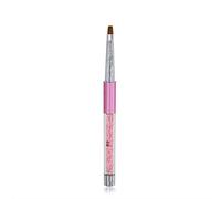 KADS Brosse Flat de Gel UV Pinceau Acrylique Nail Art Peinture Manicure (#4, ROSE)