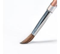KADS Kolinsky Pinceau à ongles 100 % acrylique à tête ronde ondulée pour application acrylique (16#)
