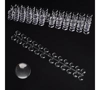 KADS Lot de 120 présentoirs pour faux ongles colorés pour vernis à ongles coloré et entraînement pour vernis à ongles gel (120 pièces en forme de cercle moyen)