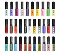 KADS Lot de 32 vernis à ongles pour nail art - Utilisation avec gabarit de stamping - Outils de décoration d'ongles (47 pièces)
