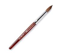 Kads - Pinceau en poils de martre Kolinsky avec manche en bois de rose pour ongles en acrylique, la manucure