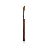 Kads Pinceau pour ongles et manucures en poil de martre, 100% acrylique, en bois rouge, outil de nail art, -12,14,16,18, 20 #, Red, 18#