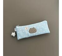 Kadsl-Kawaii ¿ Trousse À Crayons Étoile Avec Fermeture Éclair, Grande Capacité, Porte-Stylo, Pochette Pour Écolières, Fournitures De Papeterie De Bureau Pour Étudiants,Blue