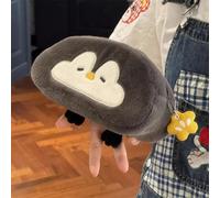 Kadsl-Trousse À Crayons De Grande Capacité Sans Pendentif, Sac À Stylos En Peluche Pingouin Loutre Mignon, Sac De Rangement De Papeterie De Dessin Animé Mignon,Penguin
