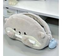 Kadsl-Trousse À Crayons De Grande Capacité Sans Pendentif, Sac À Stylos En Peluche Pingouin Loutre Mignon, Sac De Rangement De Papeterie De Dessin Animé Mignon,Otter
