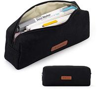 Kadsl-Trousse À Crayons En Toile, Pochette D'étudiant, Sac À Cosmétiques, Organisateur De Papeterie De Bureau Pour Adolescentes, Filles Et Garçons, Fournitures Scolaires,Black