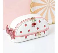 Kadsl-Trousse À Crayons Grande Capacité Pour Enfants, Sac Kawaii Mignon, Porte-Stylo Ours En Forme De C?ur, Articles De Papeterie, Fournitures Scolaires De Bureau, Cadeau,Pink Pencil Bag