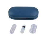 KADSXIYA 1 lot de boîtes de contact portables pour la prévention de la poussière et la beauté des élèves pour usage quotidien pour la maison et l'extérieur (BL)