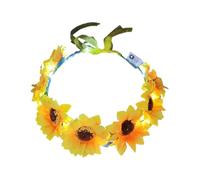 KADSXIYA Bandeau de mariage bohème pour femme avec couronne lumineuse
