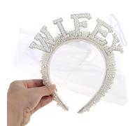 KADSXIYA Bandeau élégant avec perles et voile - Accessoires pour cheveux de mariage
