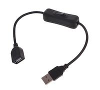 KADSXIYA Câble d'extension USB avec interrupteur marche/arrêt pour enregistreur de conduite, lampe de bureau LED