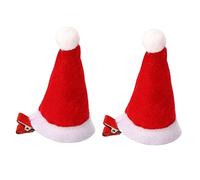 KADSXIYA Chapeau de Noël en peluche avec pince à cheveux