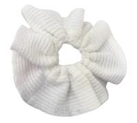 KADSXIYA Chouchou vintage surdimensionné en tricot pour fille - Coiffe élégante à volants