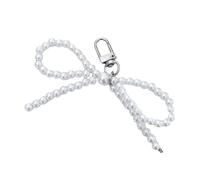 KADSXIYA Élégant nœud de sac breloque unique porte-clés tendance Bowknot Bag Accessoires, blanc, As detailed description