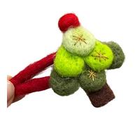 KADSXIYA Joli chapeau de Père Noël couronne couvre-chef pour filles avec pince à cheveux dessin animé