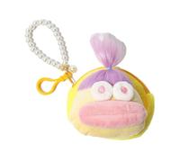 KADSXIYA Joli sac à main en peluche Hangyodon brodé pour filles, Queue de cheval simple pure