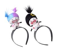 KADSXIYA Lot de 2 bandeaux mignons pour cheveux avec oreilles amusantes pour fille