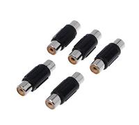 KADSXIYA Lot de 5 connecteurs RCA femelle vers RCA femelle vers câble vidéo