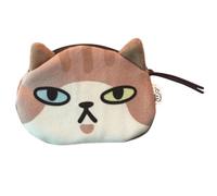 KADSXIYA Petit porte-monnaie avec motif tête de chat mignon pour écouteurs, Chat Xiaomei