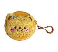 KADSXIYA Petit porte-monnaie souple en forme d'ours en peluche pour écouteurs de voiture, Comme discription déraillée, As derailed discription