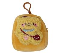 KADSXIYA Petit porte-monnaie souple en forme d'ours en peluche pour écouteurs de voiture, Comme discription déraillée, As derailed discription