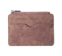 KADSXIYA Petit portefeuille en cuir mat pour homme et femme avec porte-cartes, marron